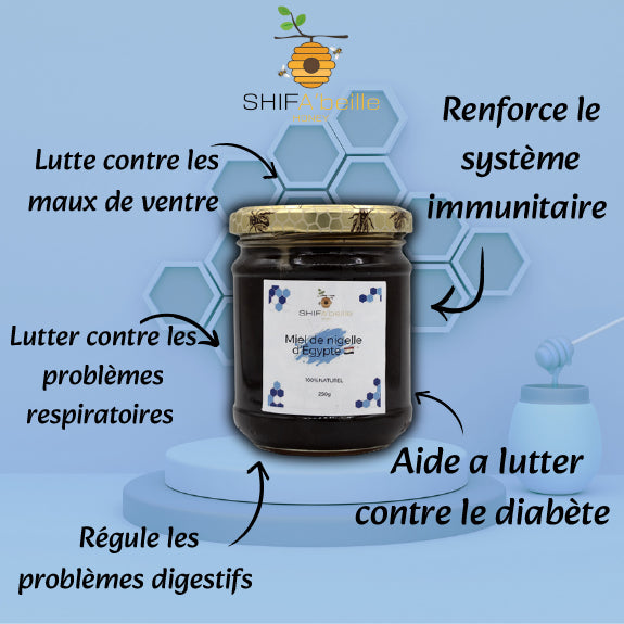 Miel de Nigelle d'Egypte