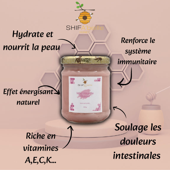Miel Rose de Russie